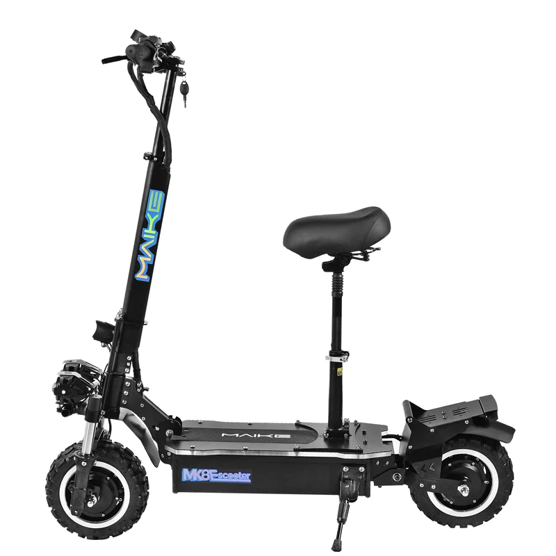 

DDP Free Maike MK8 Escooter 2 wheel 3200w 60v 25AH in eu warehouse Adult electric scooter, Black