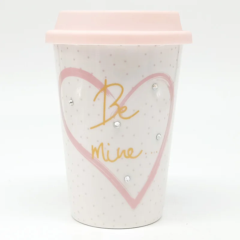 

RSLEE hot sale Luxury Pearl Glazed Ceramic Coffee Mug ODM Set with Lids, Customized colors acceptable