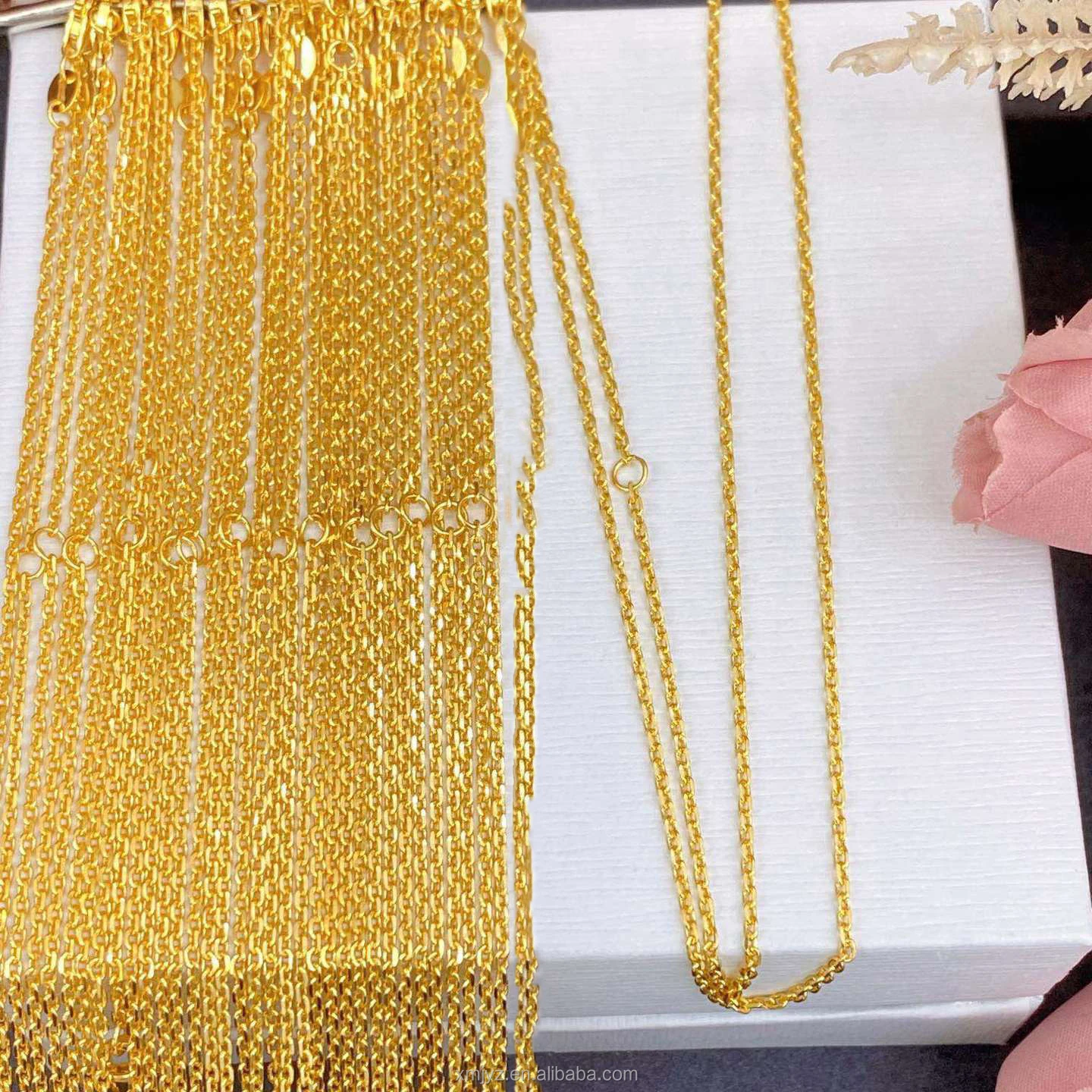 

Certified A Large Number Of Spot 5G Gold Cross Necklace Gold Pure Gold 999 Necklace Room New Needle Flash O Chopin Choker