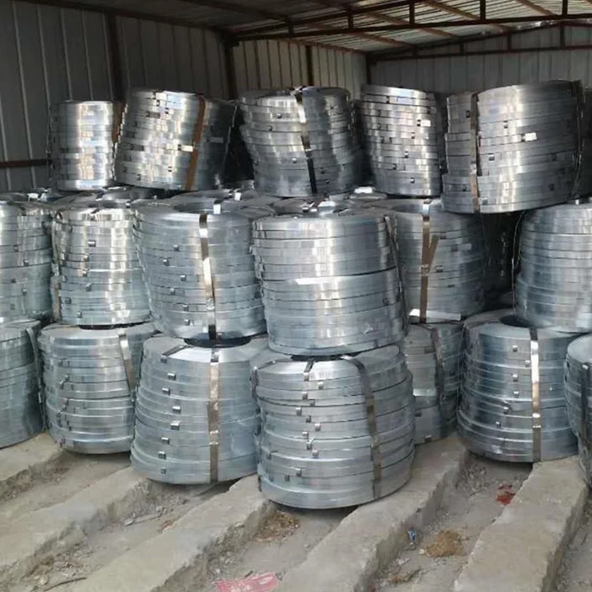 Supply 0.5mm Galvanized Strip Blue Steel Strapping For Packing