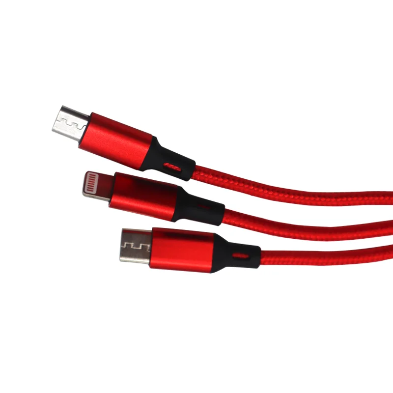 Best selling fast charging 3 in 1 retractable usb type-c travel usb cable - ANKUX.COM