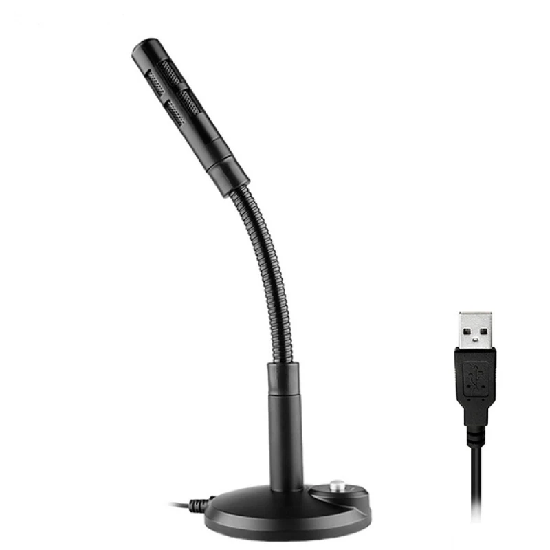 

Factory Wholesale USB Condenser Microphone with Cable for Computer PC Desktop Laptop Notebook Cable Recording Gaming Podcasting