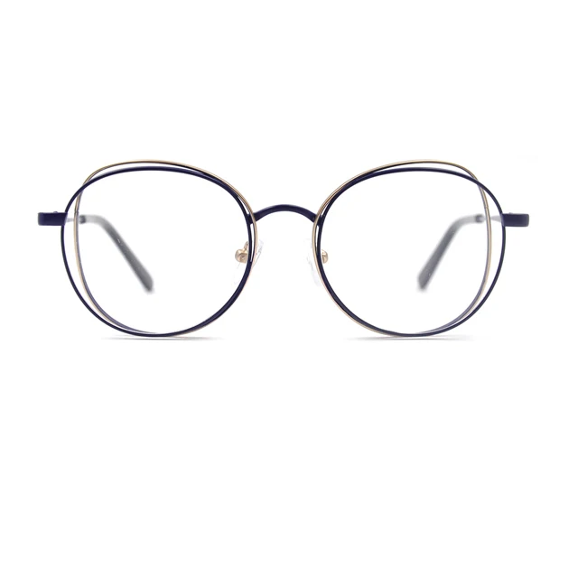 

2020 New Fashion CE Stainless Steel Optical Glasses Frame for Women