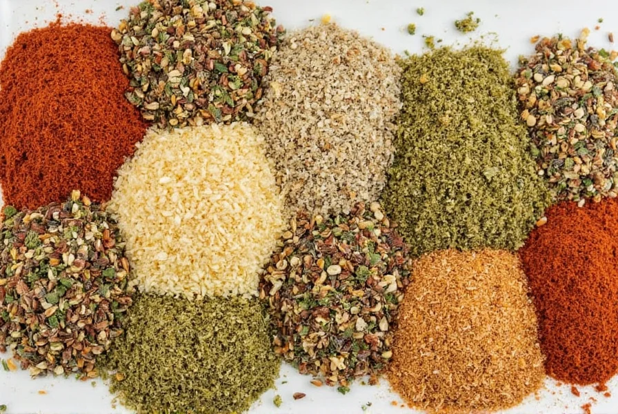 Herbs on a wooden table