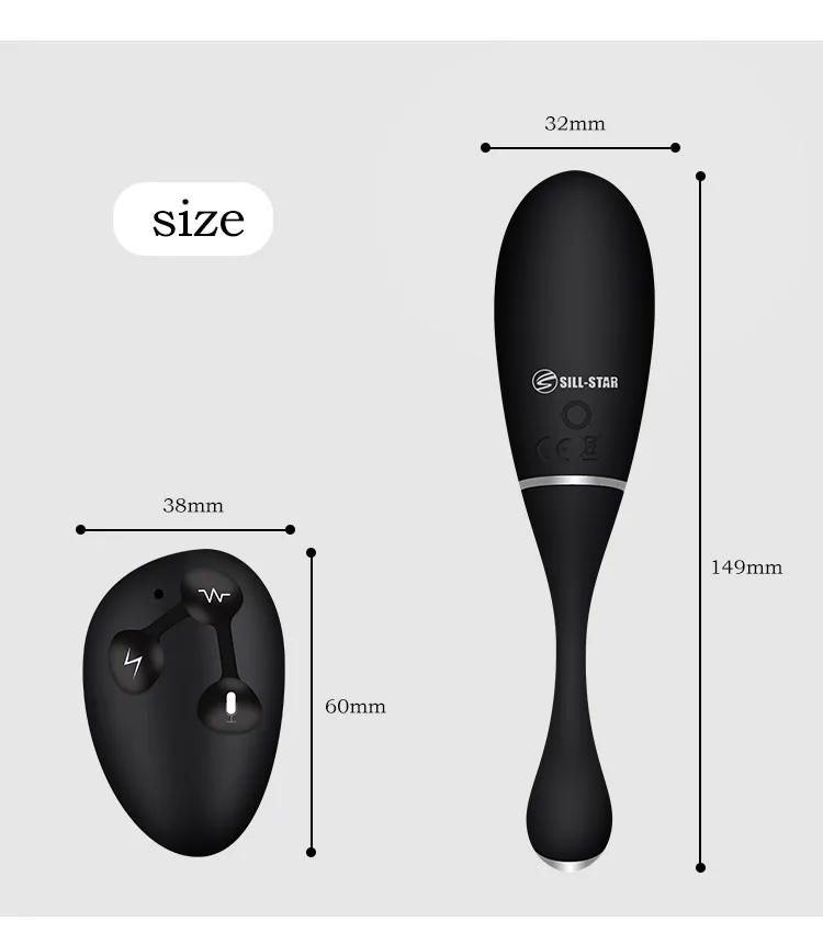 Hot Sale New Unique Design Sex Toys Voice Control Electric Shock Egg Vibrators For Adult Women
