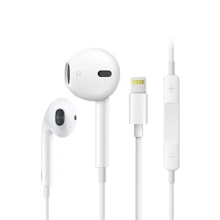 

Original quality 8pin earphones wired ipod MFi earphones lightning port connector earbuds headphone for apple iphone 7/8/X/11, Accept customise