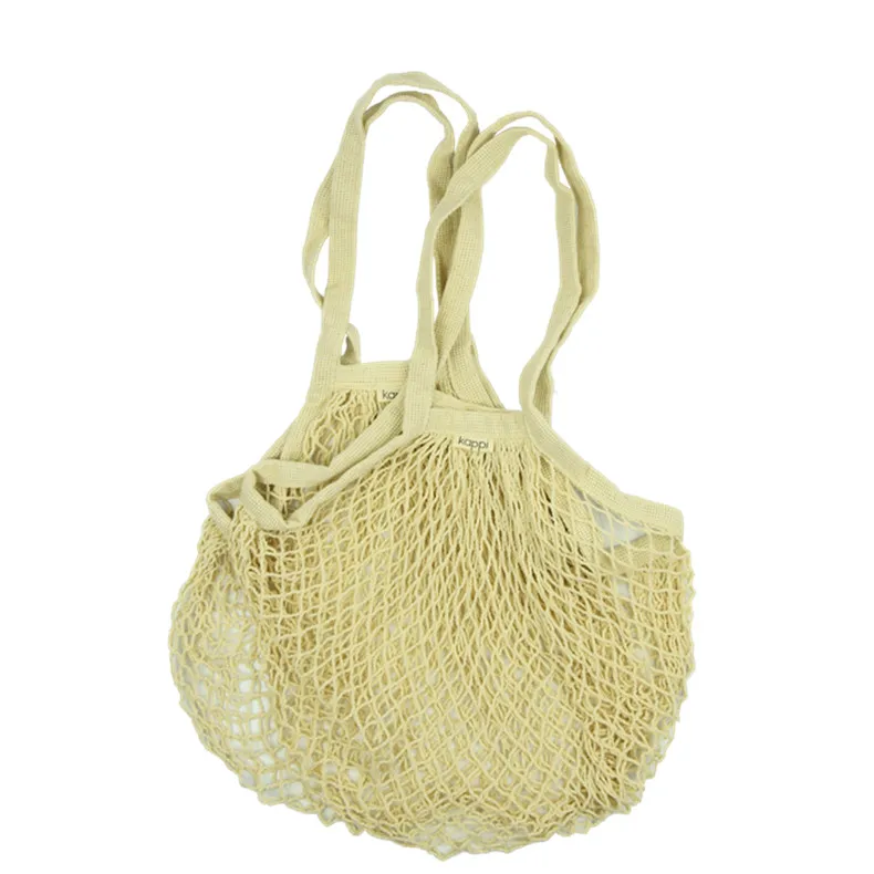 

GOTS certified Cotton bag for fruits vegetables produce reusable shopping tote organic cotton mesh bags, Customized color