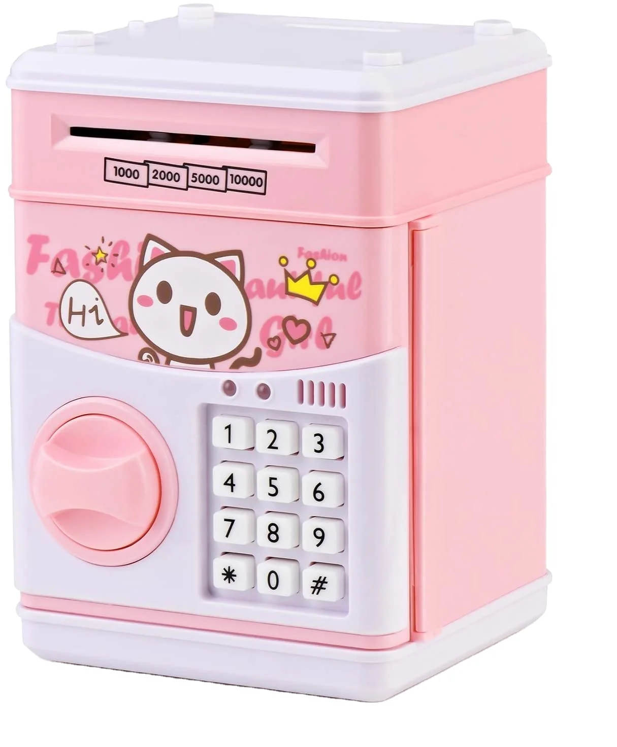 

Tailai 2022 Tin Box Counting Electronic Panda Piggy Bank Cash Coin Cartoon ATM Money Saver Coin Bank Piggy Bank for kids