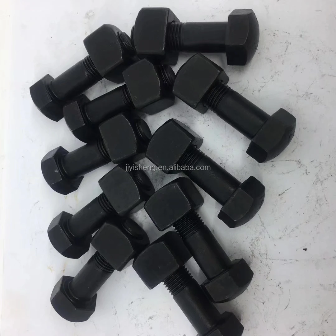 High Quality 12.9 Grade Bolt For Excavator Track Shoe Bolt Nut Buy 12