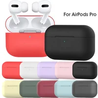 

New Colorful Soft Silicone Protective Cover for Apple airpods pro airpod pro case for airpods 3 2019 Earphone Accessories