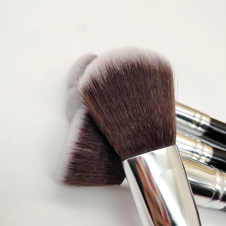 

Best Factory Price 12 in 1 Animal Fur Double Head Soft Brush Head Easy Wash Makeup Brush Set Makeup Brush For Cosmetic, Black