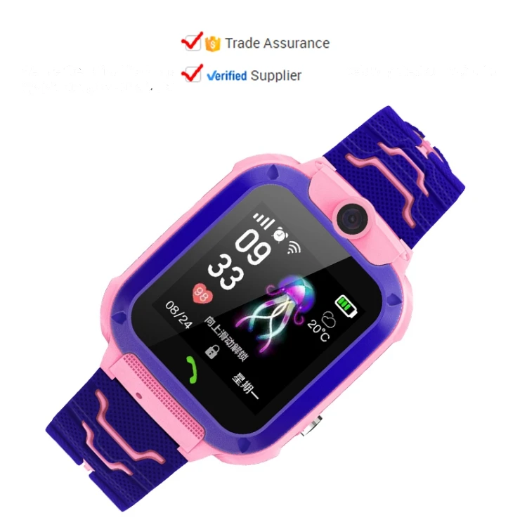 

IP67 Waterproof LBS Positioning Kids Wrist Watches One Key First Aid Q120 1.44 inch Color Screen Children Smart Watch