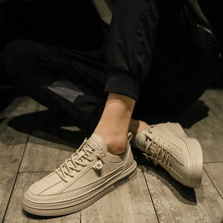 

Wholesale Shoe Non-slip Platform Sneakers Breathable Waterproof Vulcanize Shoes Fashion Retro Mens Casual Shoes, Black, white