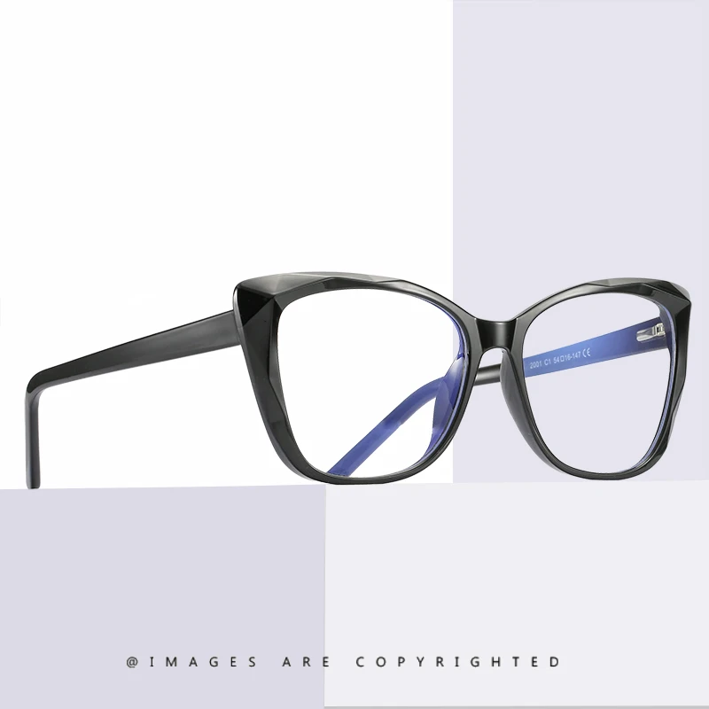 

Factory Wholesale Own Design CP Glasses Frame With Spring Hinge TR90 Eyewear For Fashion Woman