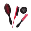 Cheap Wide Tooth Hair Brush Beard Comb Small MOQ Dry Wet Durable Plastic Salon Shower Hook Comb Comb Set