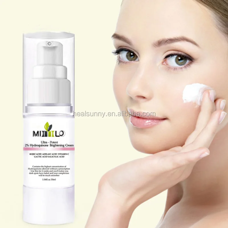 

Private label Ultra-Potent 2% Hydroquinone Freckle Removal Face Whitening cream Brightening beauty skin whiting face cream