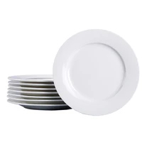 

Savall HoReCa 10 inch Round white ceramic plate set ceramic dinner plate porcelain plate set pasta crockery for restaurant