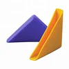 Plastic end cap for angl iron