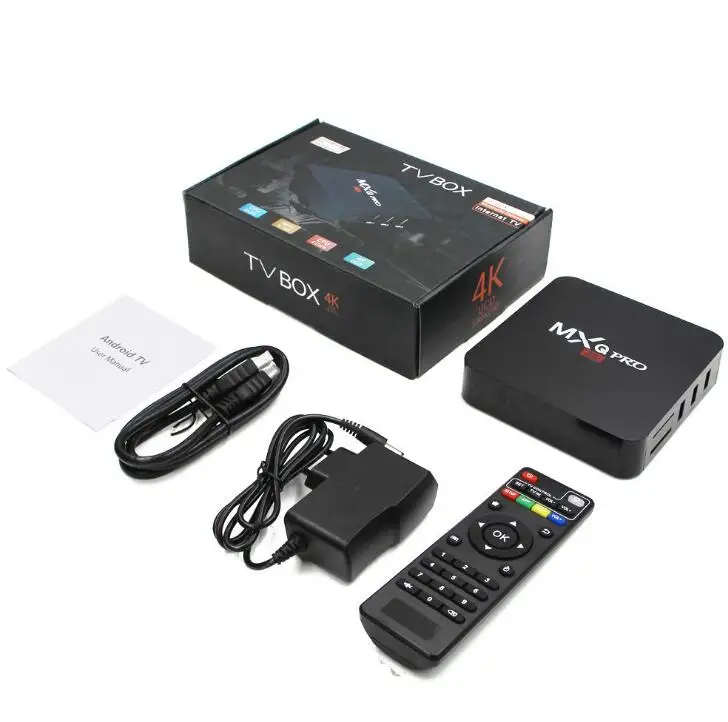 

MX Pro 4K HD 1+8G 2+16G Wifi Android 7.1 Quad Core Smart TV Box Media Player