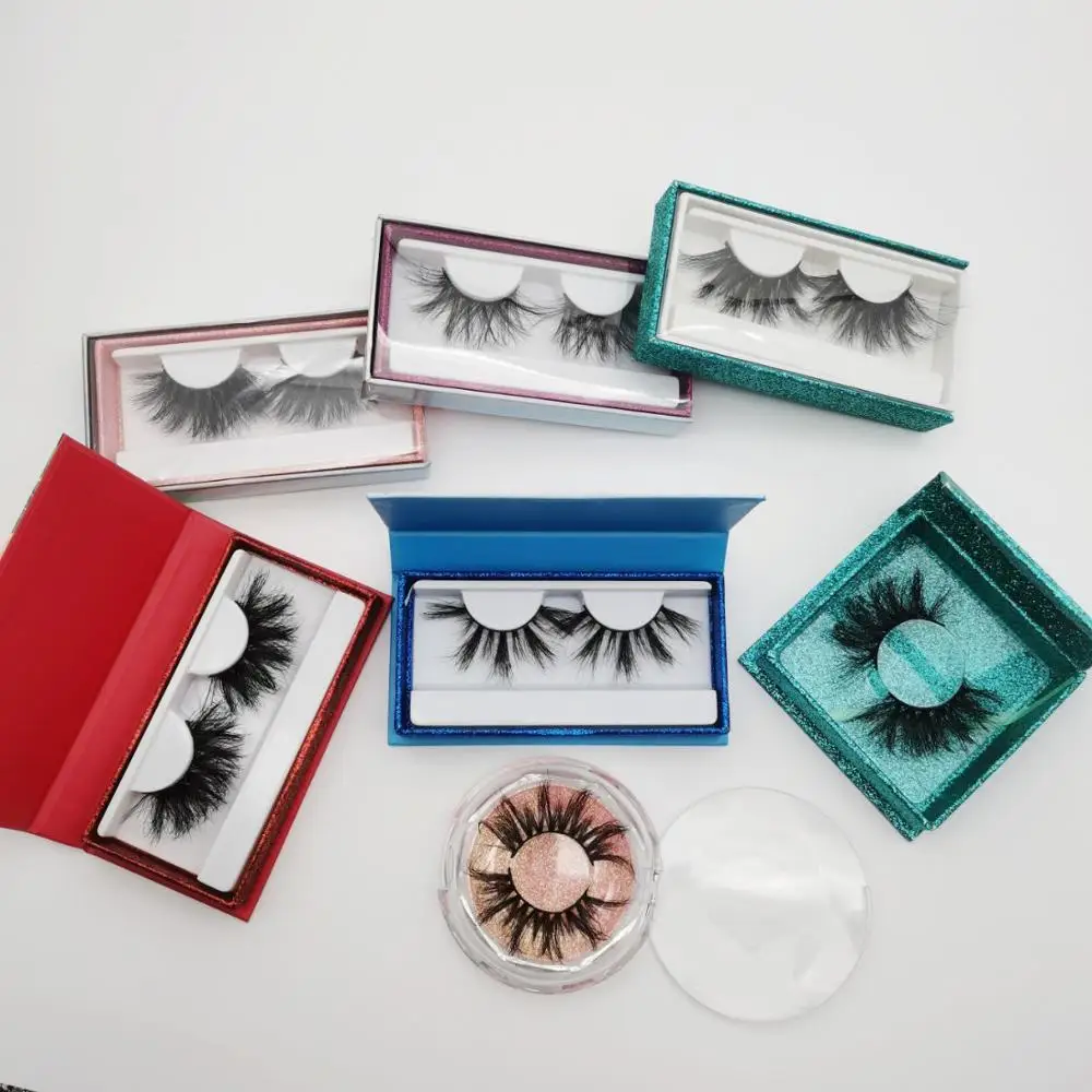 

mink lashes3d wholesale vendor holographic paper eyelash packaging box