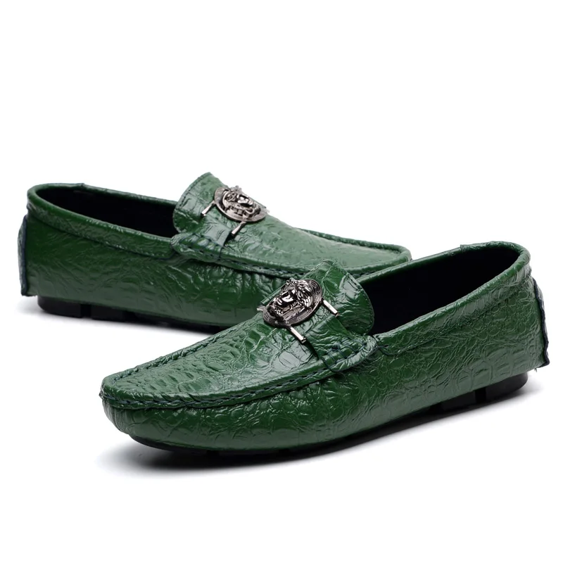 

Wholesale casual shoes for men soft driving shoes rubber sole, Black