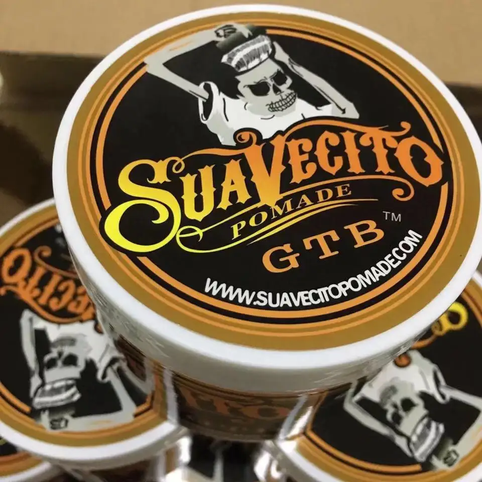 

113g Suavecito hair pomade strong Hold hair style for men, Brown transparent