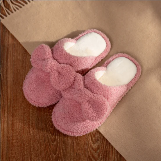 

Wholesale home lovely thick bottom antiskid winter warm couple indoor wool shoes, Coffee,,pink,graphite,skin red ,lighter grey,beige