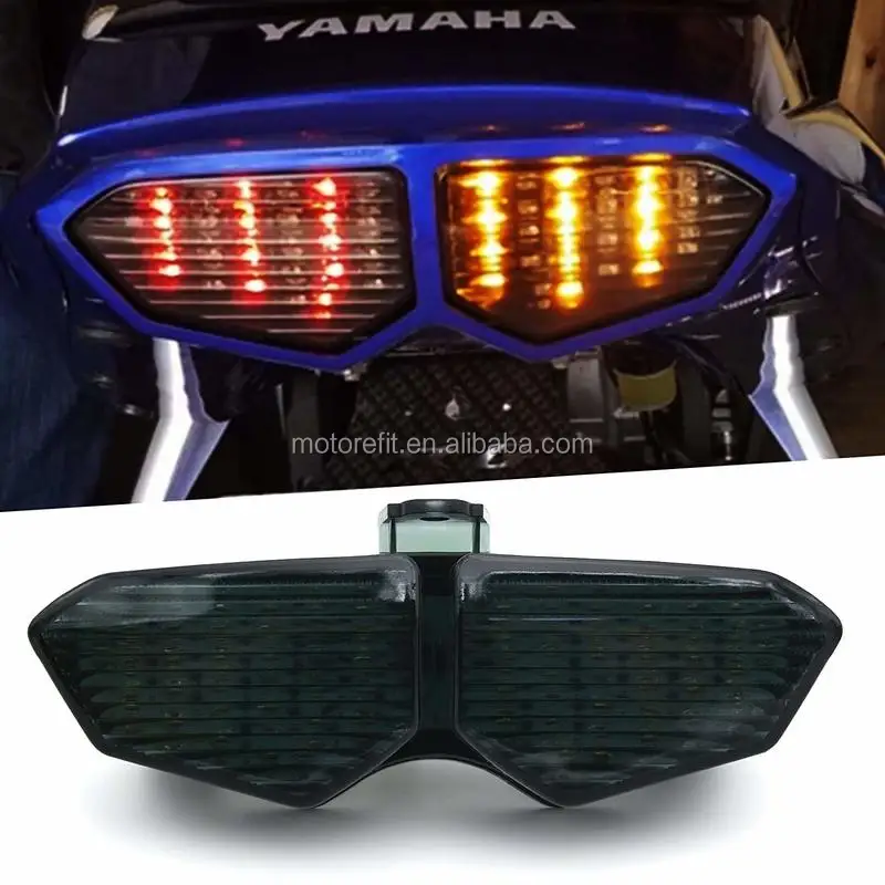 Motorefit Lampu Belakang Terintegrasi Super Terang Lampu Sinyal Belok