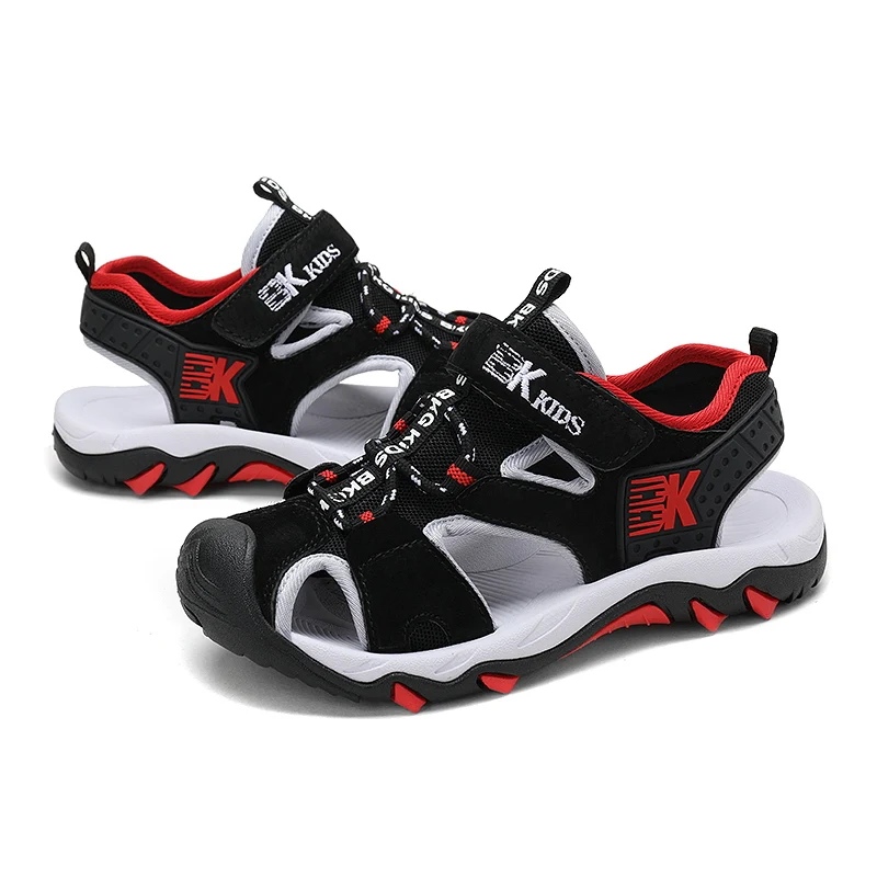 

New arrival latest design sandals for children children's sandals with light, Black