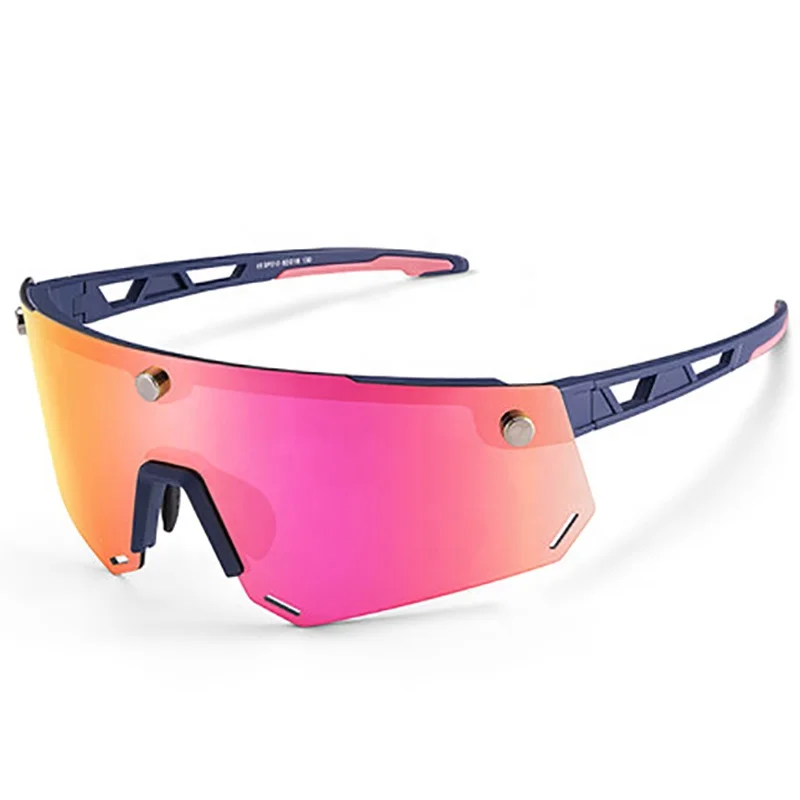 

High Toughness Adjustable rubber nose pads Sports Glasses Magnetic split glasses Windproof Sport Sunglasses Eyewear, 4 color