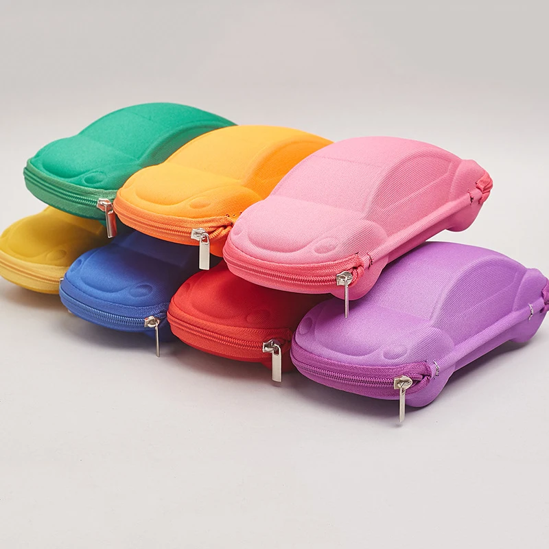 

Car Shaped EVA Sunglasses Case Cute Hard Kid Glasses Case For Kids