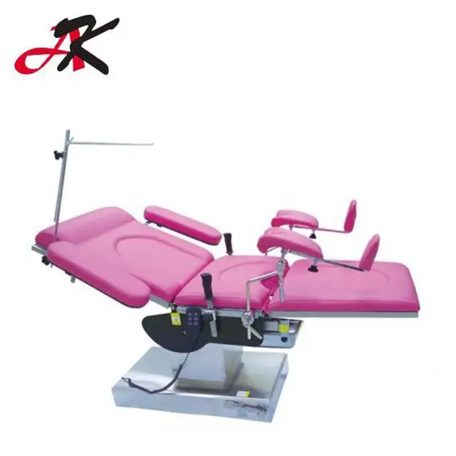 Mobile Electric Gynecological Examination Chair Obstetric Delivery Table Bed For Women Diagnosis 