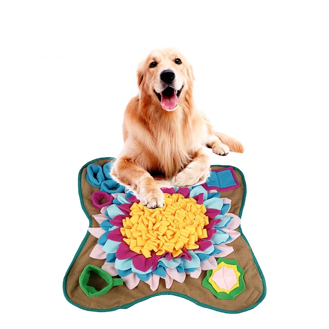 

New dog and cat smell pad weight loss device Slow eating Dog Bowl pet mood relief food training sniff mat