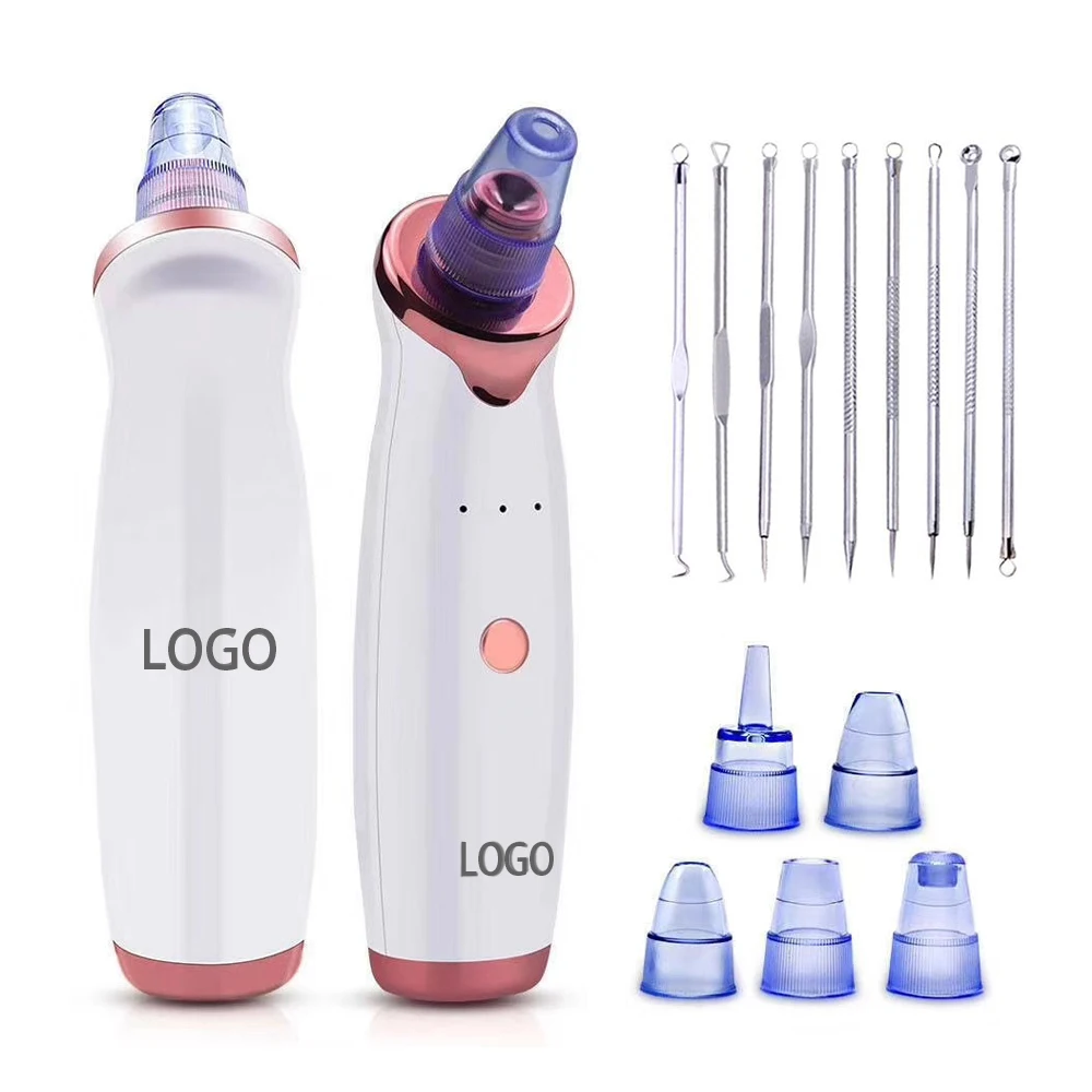 

Electric Five Suction Pore Cleaner Blackhead Remover Vacuum pore to Remove Skin Acne Noir Point Nose Blackhead