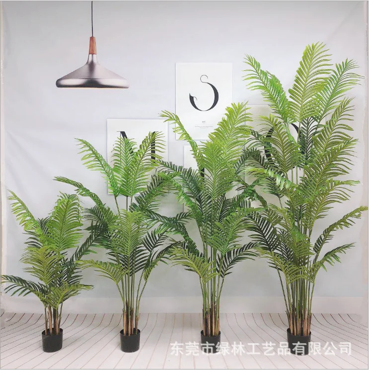 

Artificial tree Areca palm,chrysalidocarpus lutescens for hotel home decoration, Green