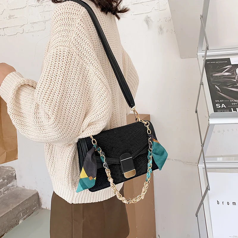 

ST-0077 Fashion Web Celebrity Portable Small Bread Joker Single Shoulder Bag Luxury Latest Fashion Handbags For Women, Multi color