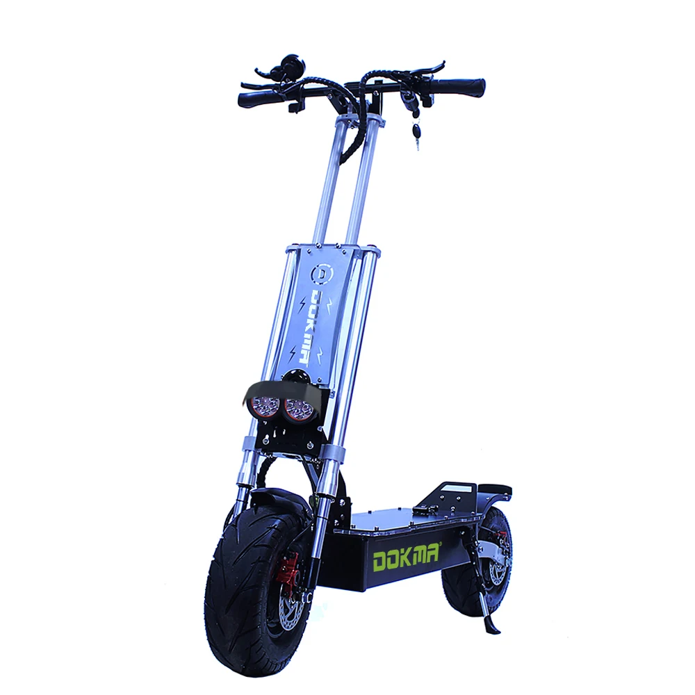 

DOKMA 60V 5600W folding 13inch scooter with Customizable acrylic lighting board 2021 Electric scooters