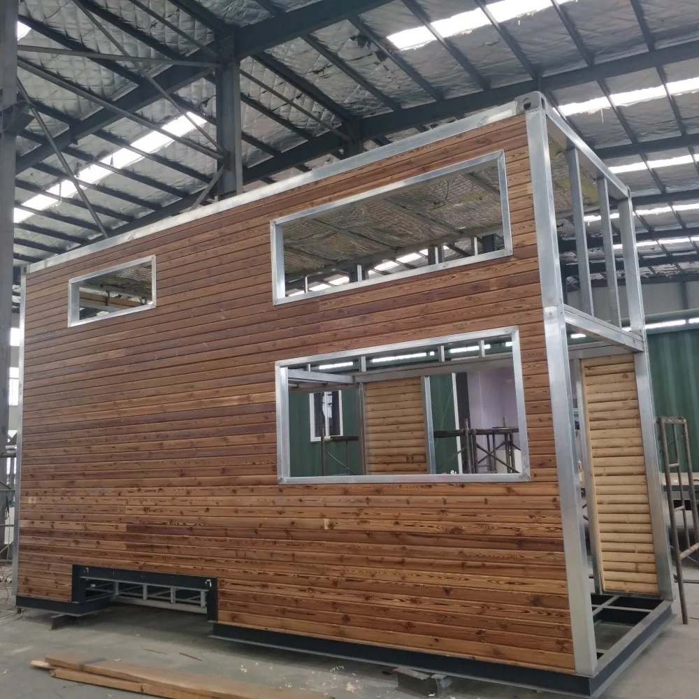 China Mobile Shipping Container Homes Wooden Movable Prefabricated ...