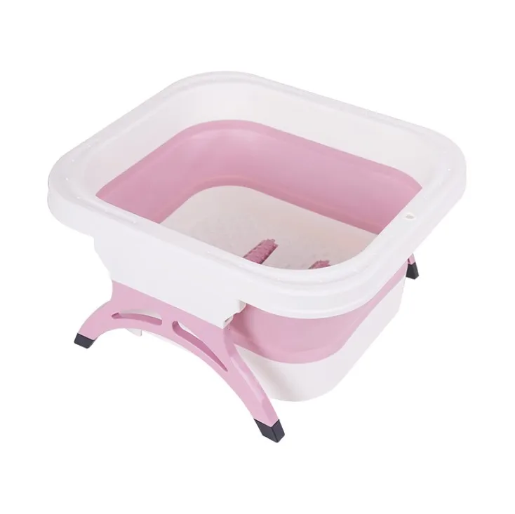 

New Arrivals Factory Wholesale Portable Folding Foot Wash Basin Spa Bubbling Massage Basin, Picture