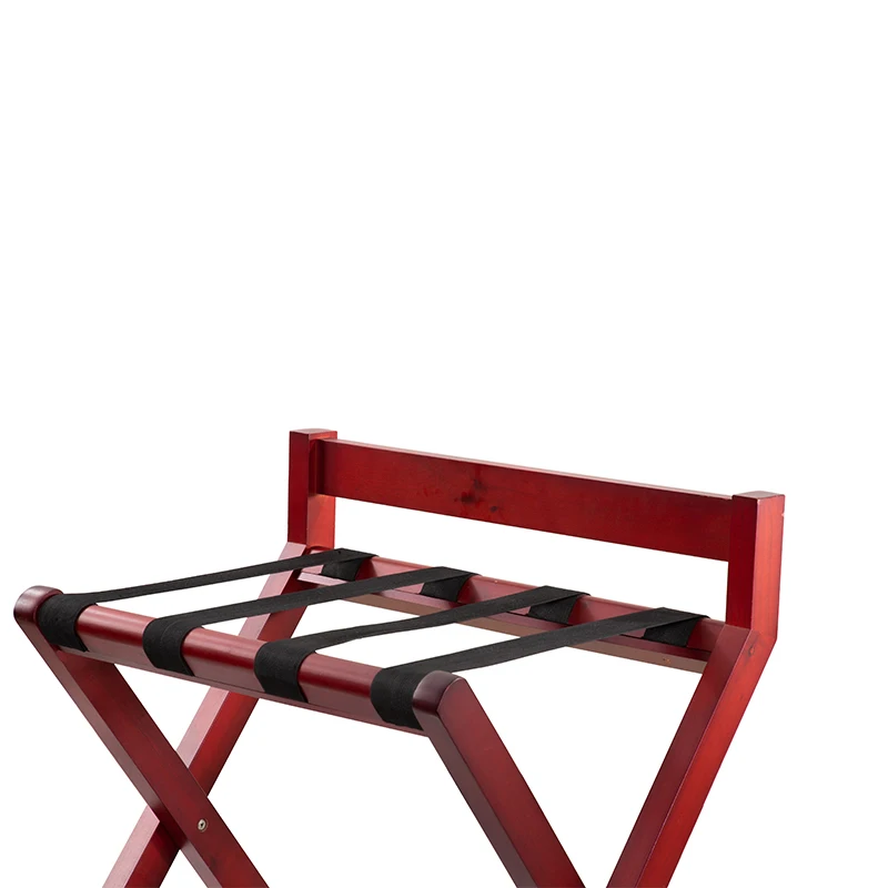 休闲酒店用品批发实木折叠行李架整理器货架