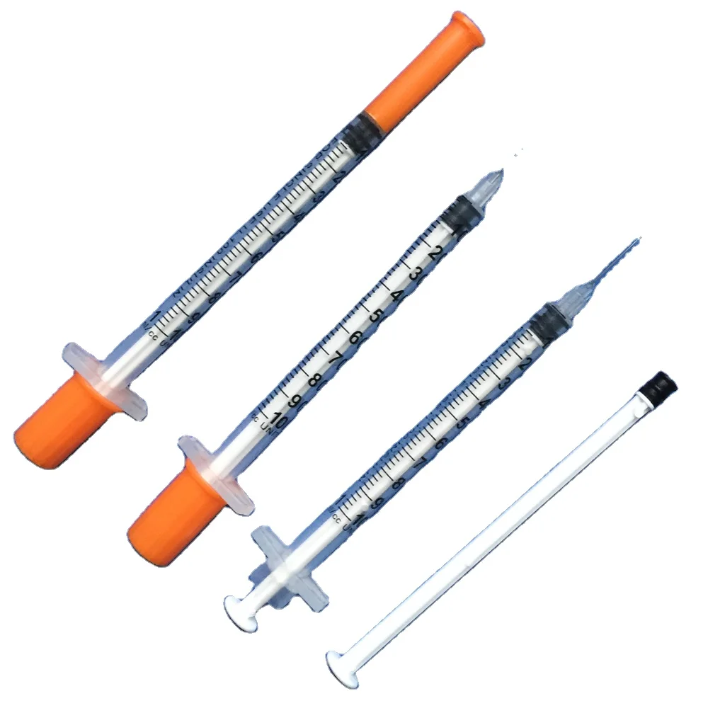
disposable insulin syringes 1ml with fixed needle 30G*8mm 