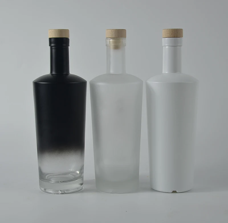 

Customized Unique design cock shaped bottle vodka gin Hot sale vodka glass bottle