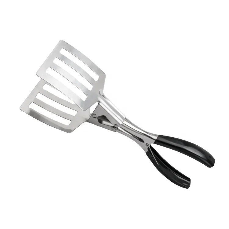 

Kitchen Outdoor Multi-functional Stainless Steel Food Clamps Bbq Flip Cooking Tools Tongs