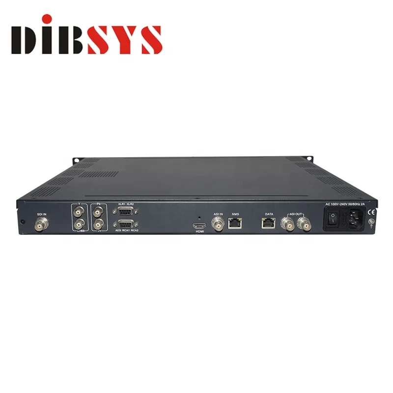 

DIBSYS ENC3411 Broadcasting digital headend hd mi/sdi to ip encoder Low latency h.264/mpeg2 DownScale Res 4:2:2 with one seg