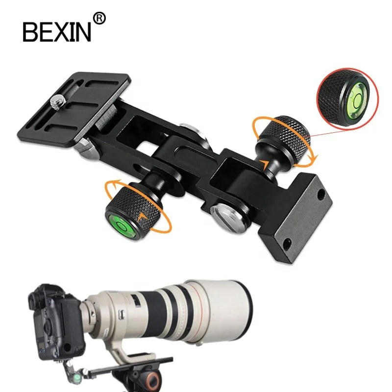 

BEXIN Wholesale Telephoto Lens Accessories Zoom Focus Lens Holder Support Mount Adapter Adjust Bracket Connect Tripod DSLRCamera, Black