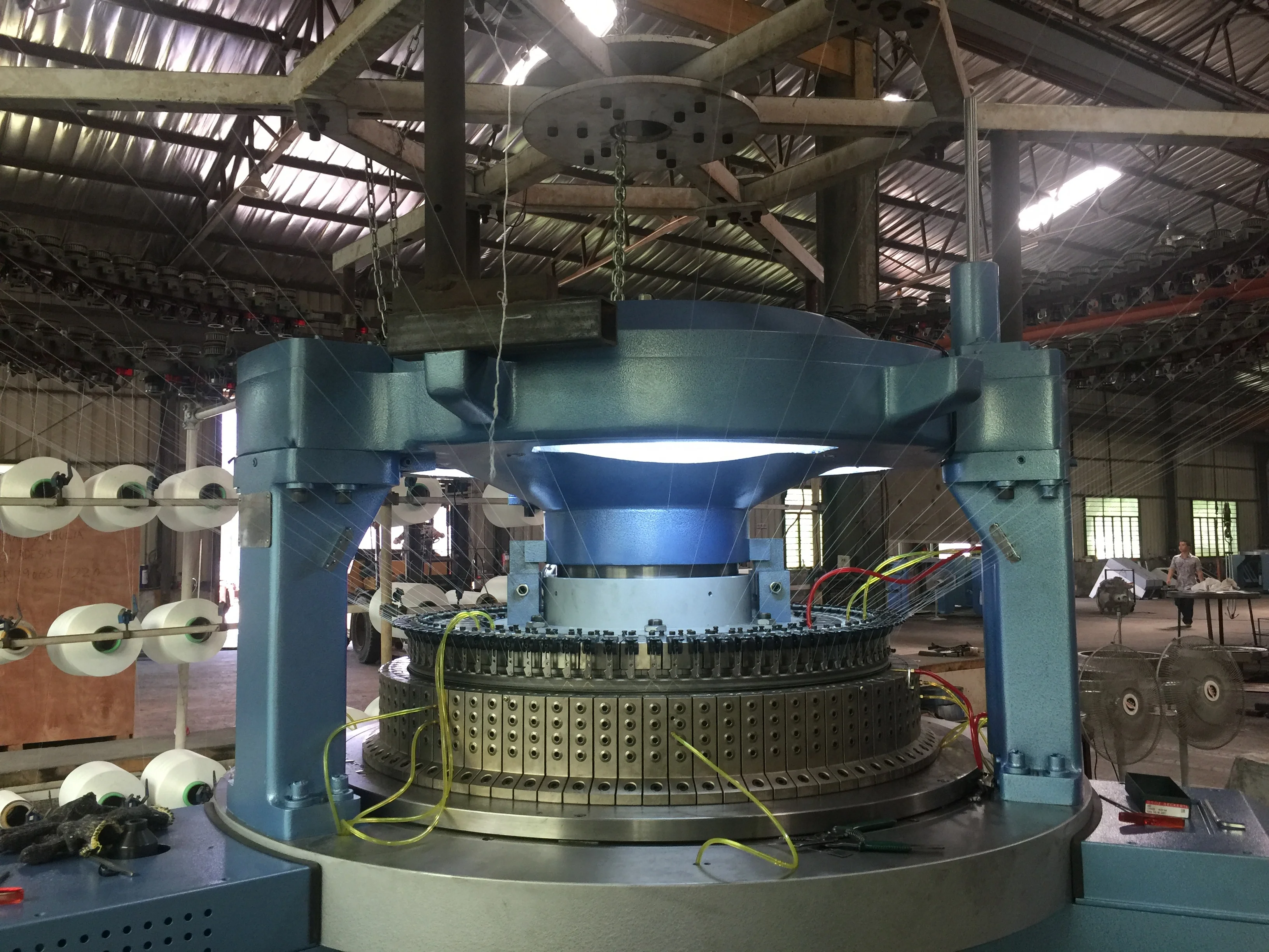 
China Knitting Machine Taifan Tubular Interlock Circular Knitting Machine Price 