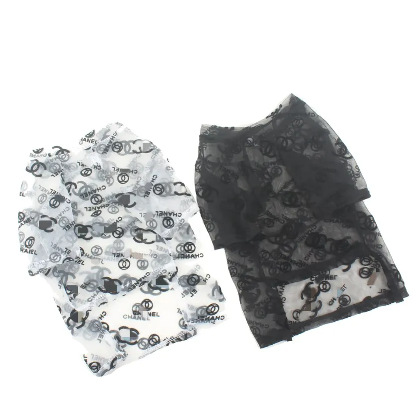 

Custom Breathable Luxury CC brand Design Printed Summer dog clothing, As photo show