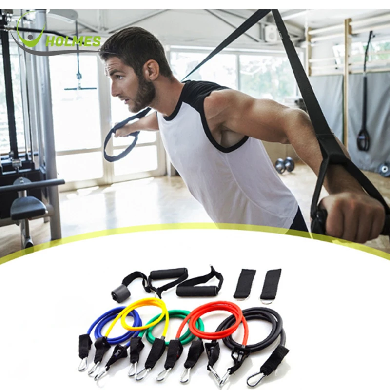 

11pcs resistance bands exercise rubber bands dropshiping