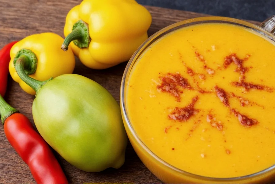 Various bottles of Peruvian yellow pepper sauce