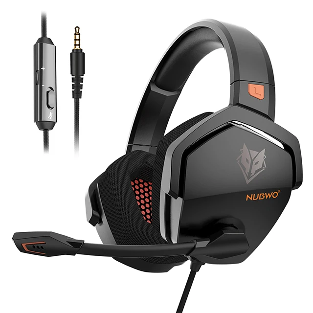 

NUBWO N16 Hot selling custom 3.5mm black Gaming PC Headset PS5 headset